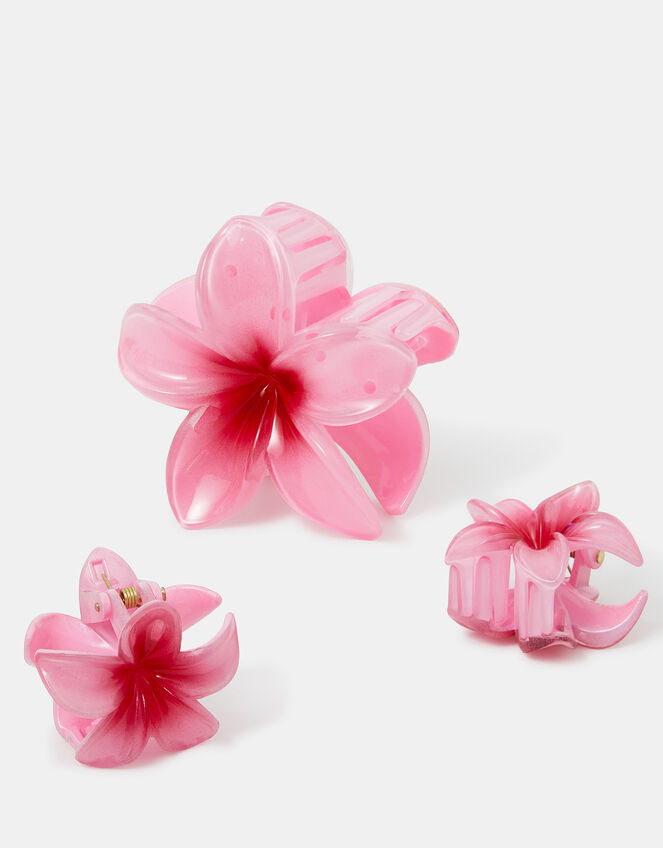 3-Pack Flower Claw Clips, , large