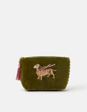 Sausage Dog Velvet Purse, , large