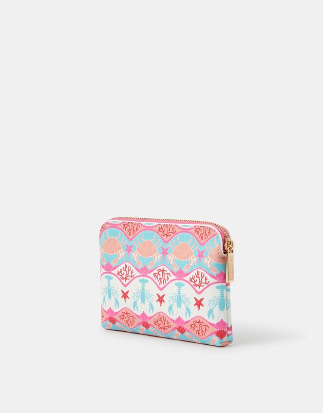 Crab Print Coin Purse, , large