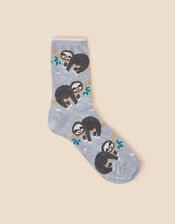 All Over Sloth Print Socks, , large
