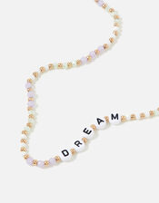 Pastel Pop Dream Letter Necklace, , large