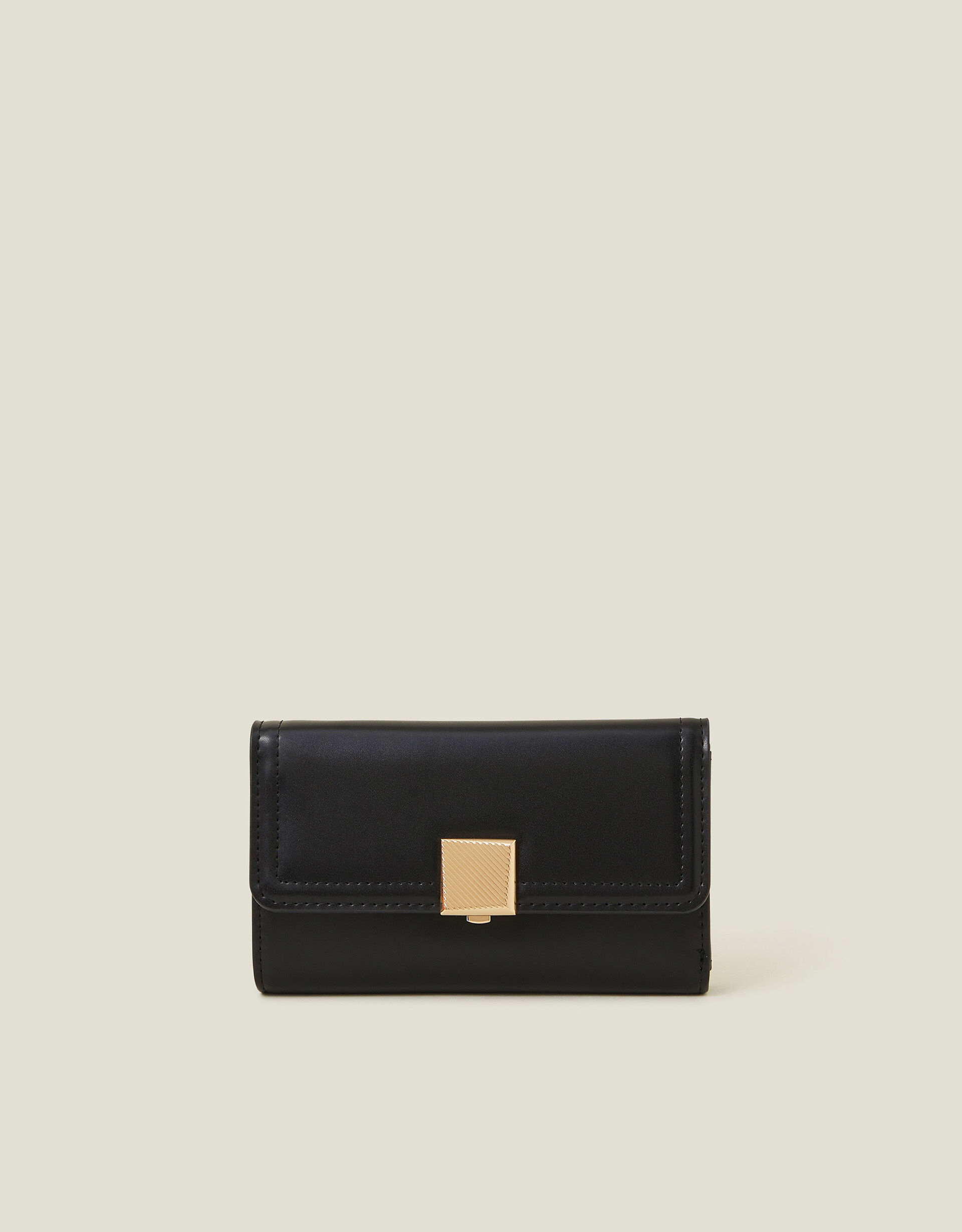 Square Push Lock Wallet Purses Cardholders Accessorize Global