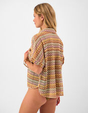 Crochet Shirt, Multi (MULTI), large