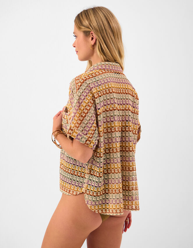 Crochet Shirt, Multi (MULTI), large