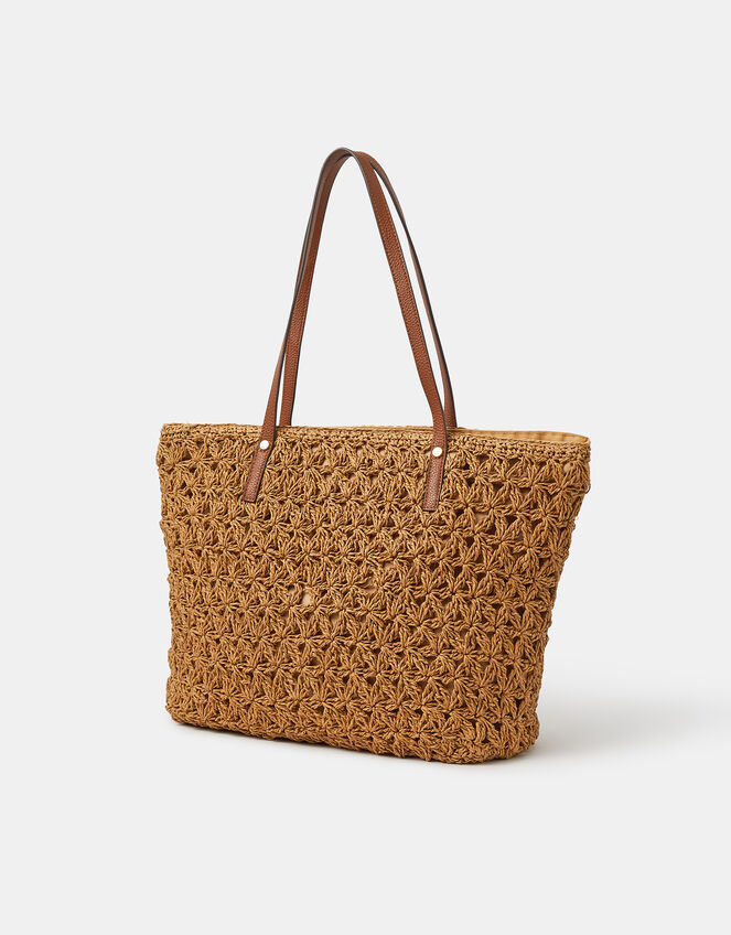 Raffia Tote Bag, , large