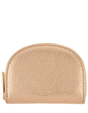 Crescent Zip Coin Purse, Gold (ROSE GOLD), large