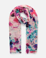 Dusky Rose Floral Scarf , , large