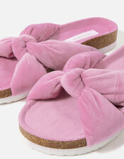 Padded Knot Slippers, Pink (PINK), large