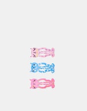 3-Pack Girls Kitty Hair Clips, , large