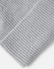 Soho Knit Beanie Hat, Grey (LIGHT GREY), large