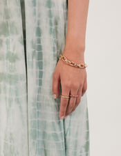Simple Medium Chain Bracelet, Gold (GOLD), large