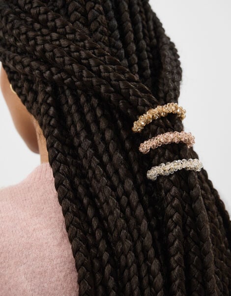 3-Pack Beaded Hair Bands, , large