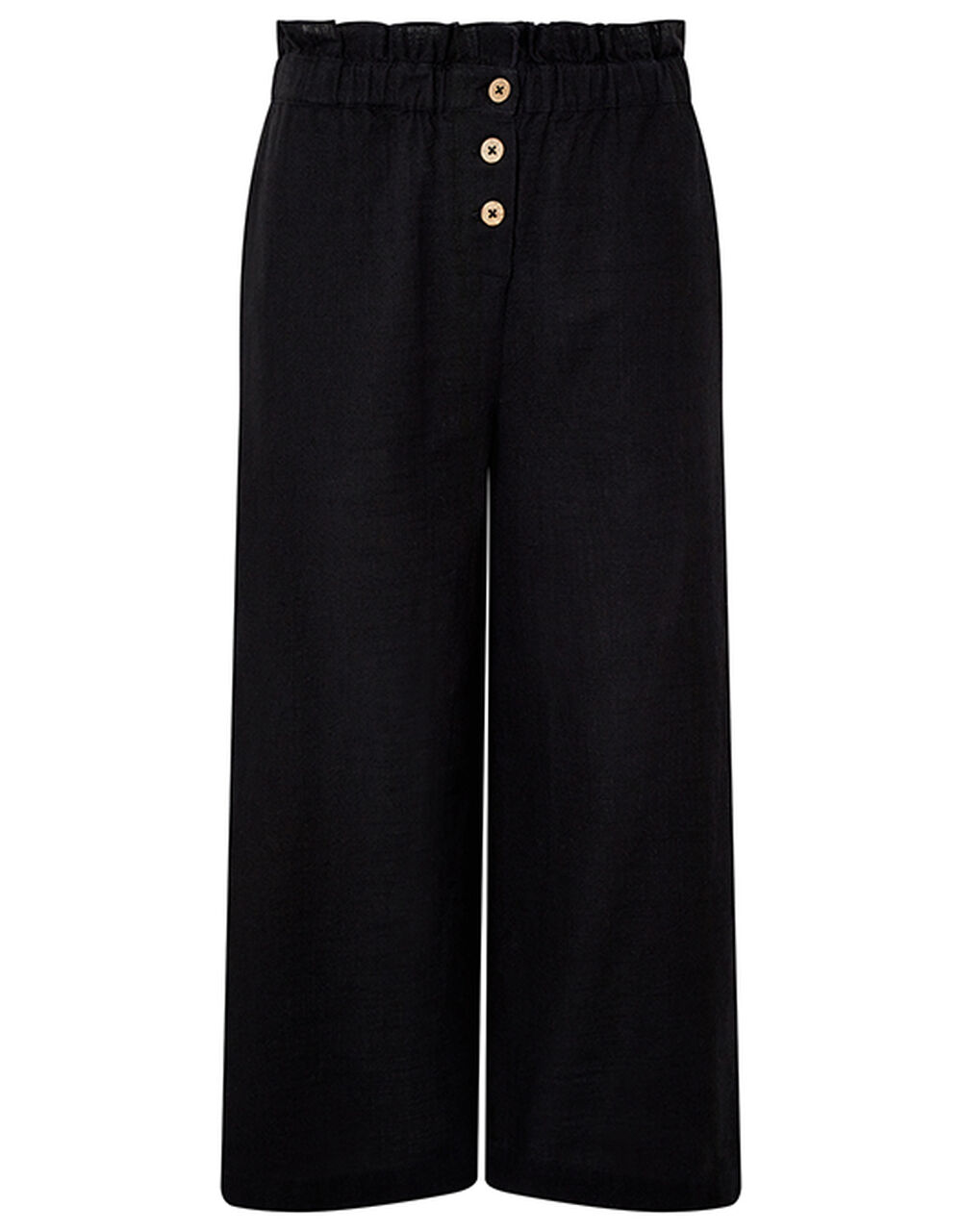 Cotton Beach Trousers Black Beach trousers & Shorts Accessorize UK