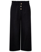 Cotton Beach Trousers, Black (BLACK), large