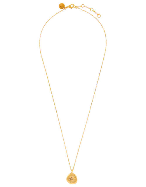 Gold-Plated Opal Zodiac Necklace - Capricorn | Z for Accessorize ...