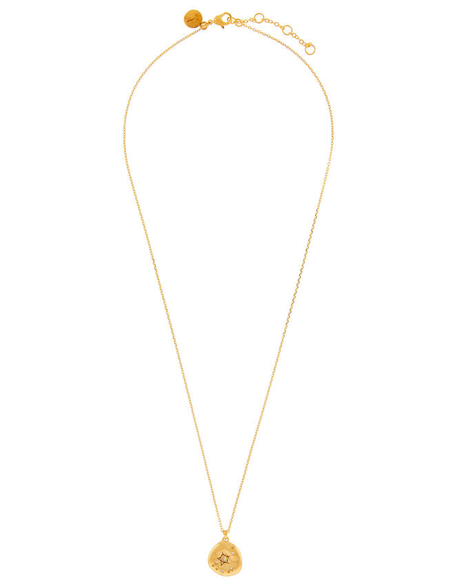 Gold-Plated Opal Zodiac Necklace - Capricorn, , large