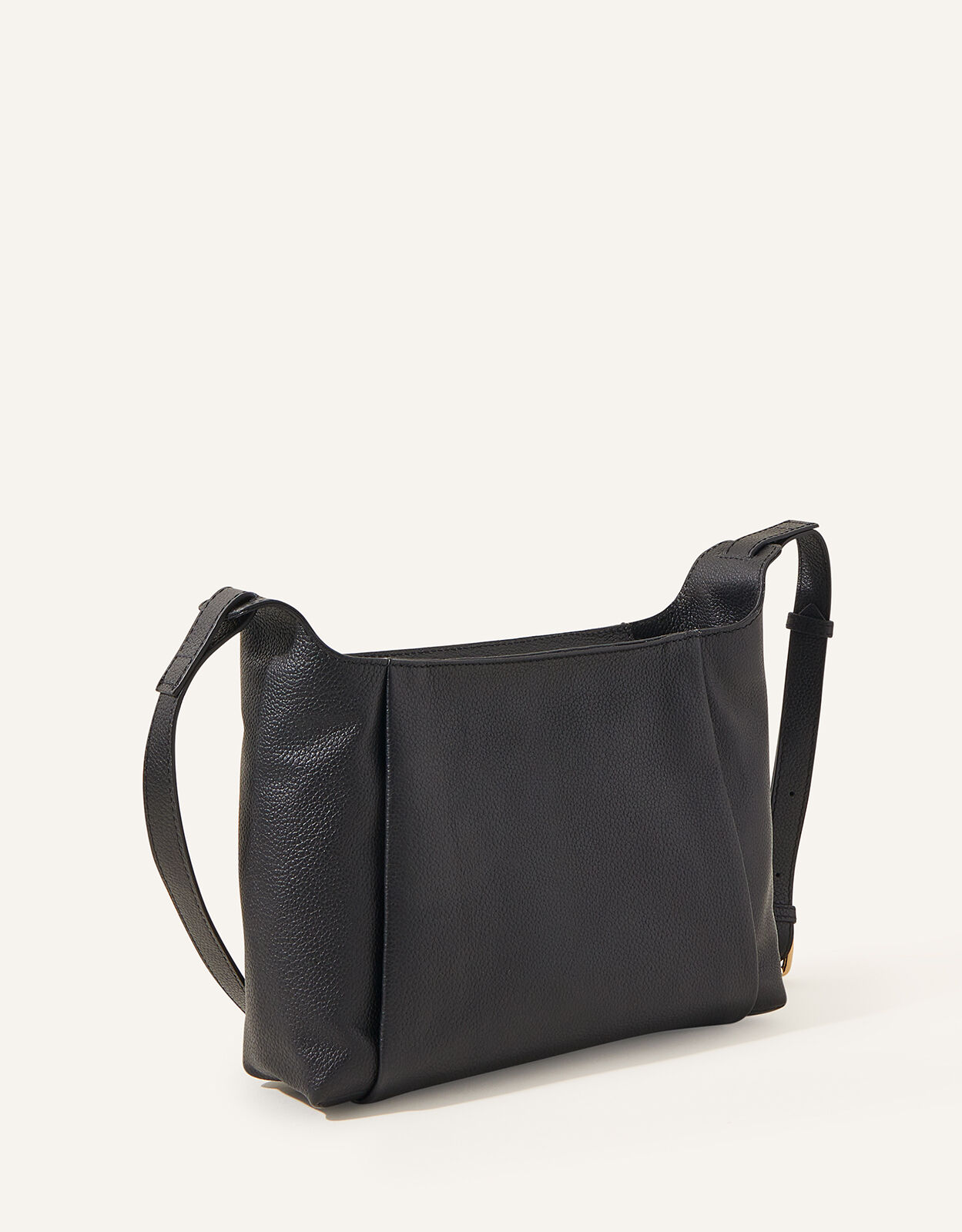 Fold over sales zipper crossbody bag