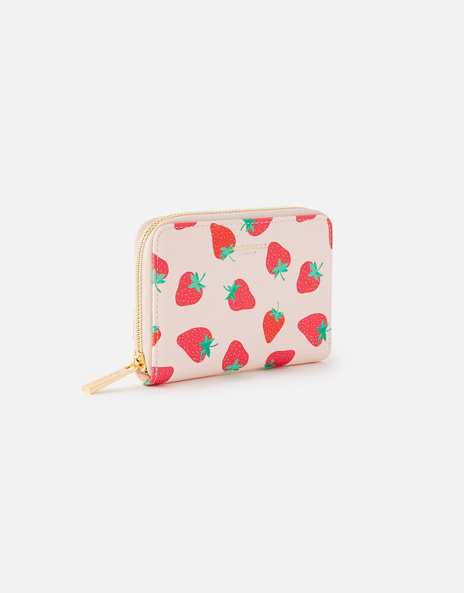 Strawberry Print Wallet , , large