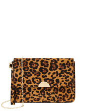 Leopard Wristlet Clutch Bag, , large