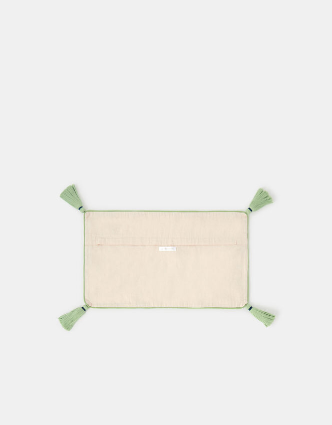 Tassel Embroidered Cushion Cover, , large