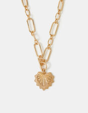 Sacred Heart T-Bar Necklace, , large