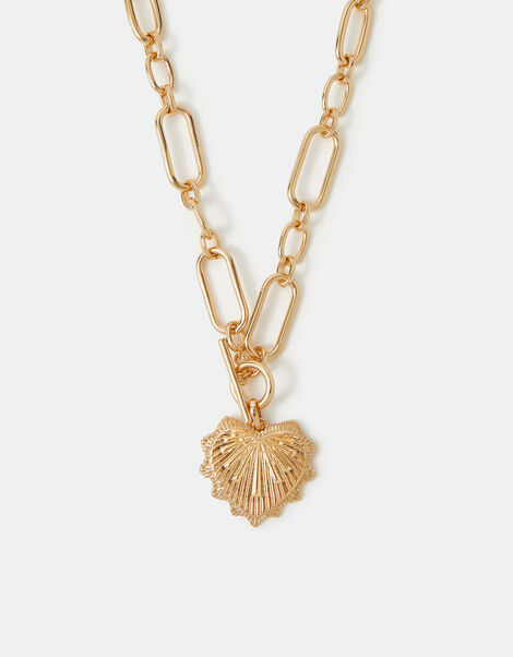 Sacred Heart T-Bar Necklace, , large