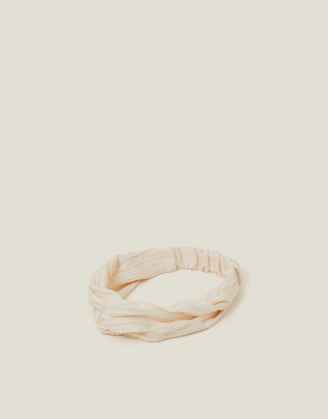 Textured Knot Bando Headband, , large