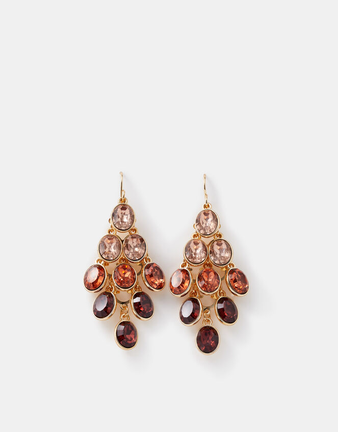 Ombr&eacute; Chandelier Drop Earrings, , large