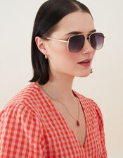 Retro Aviator Sunglasses, , large