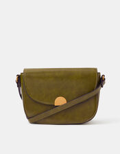 Boxy Crossbody Bag, Green (OLIVE), large