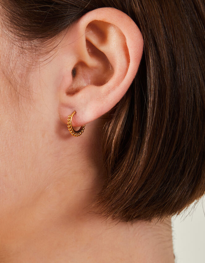 14ct Gold-Plated Surgical Steel Septum Hoop, , large