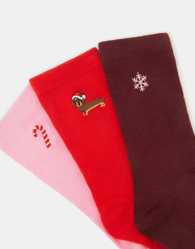 3-Pack Christmas Socks, , large