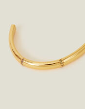14ct Gold-Plated Bamboo Cuff Bracelet, , large
