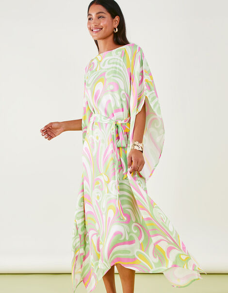 Swirl Belted Kimono, Multi (BRIGHTS-MULTI), large