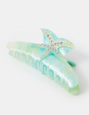 Starfish Shimmer Claw Clip, , large