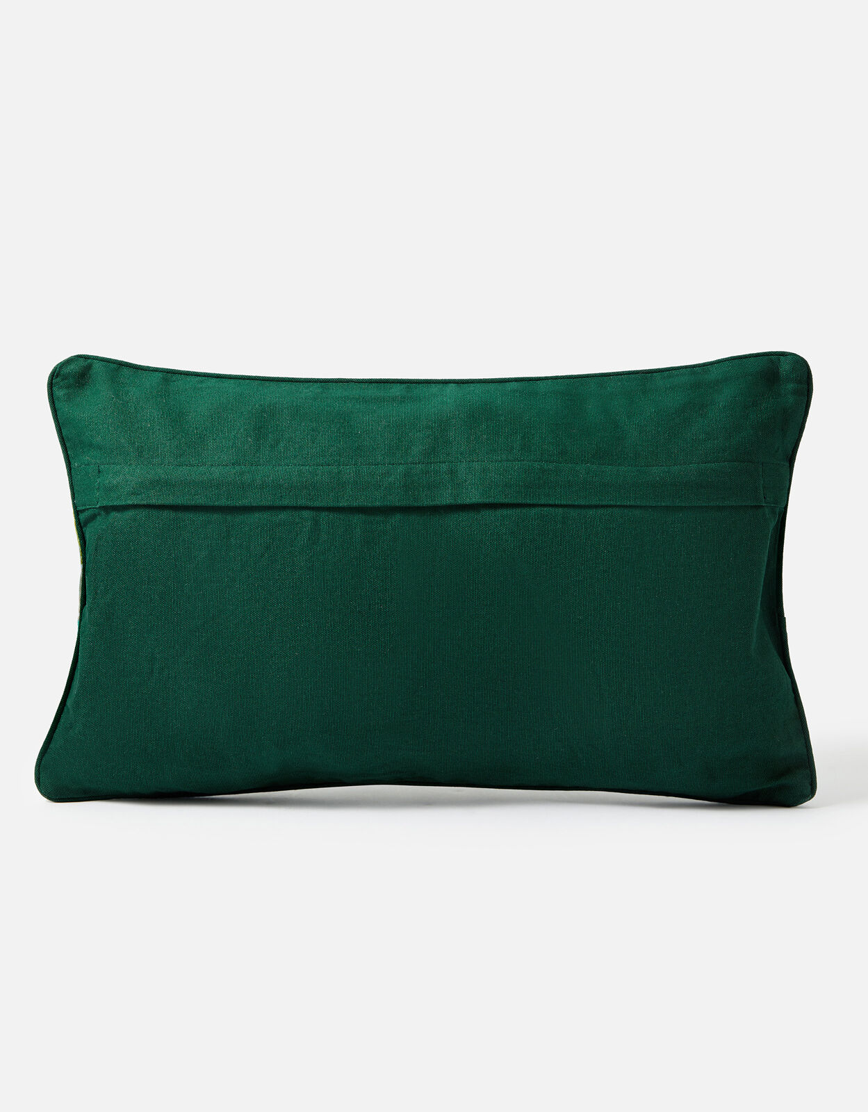 green rectangle cushion