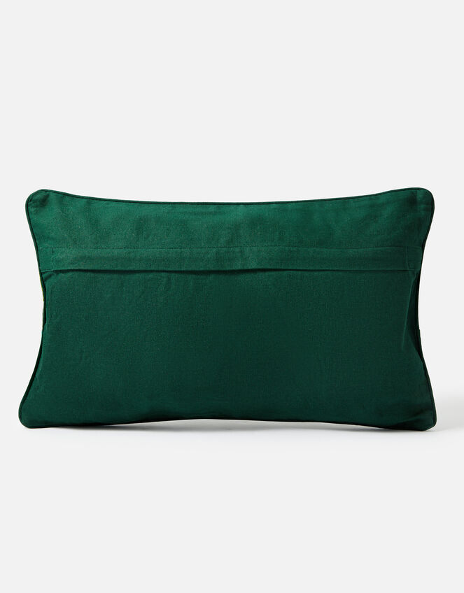 Rainbow Wave Embroidered Rectangle Cushion Cover, , large