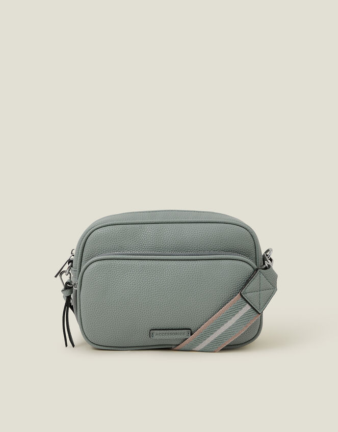 Double Zip Camera Bag, Blue (BLUE), large