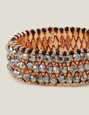 Beaded Stretch Wide Bracelet, , large