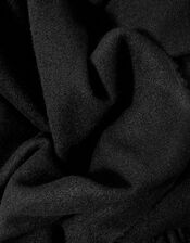 Super-Soft Blanket Scarf Black, , large
