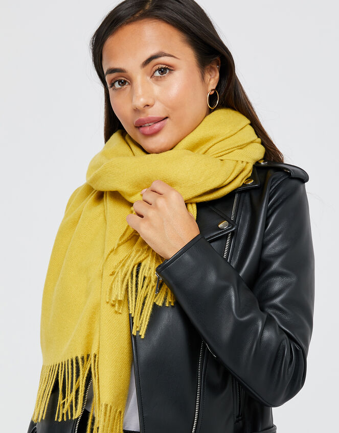 Holly Super-Soft Blanket Scarf, Green (LIME), large