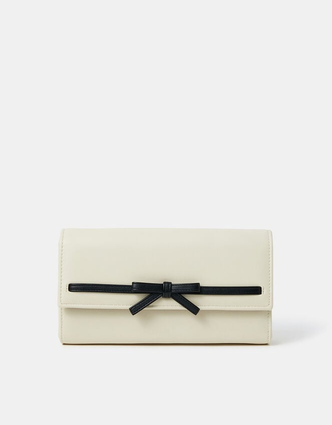 Bow Detail Clutch Bag, , large