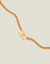 14ct Gold-Plated East West Initial Necklace, Gold (GOLD), large