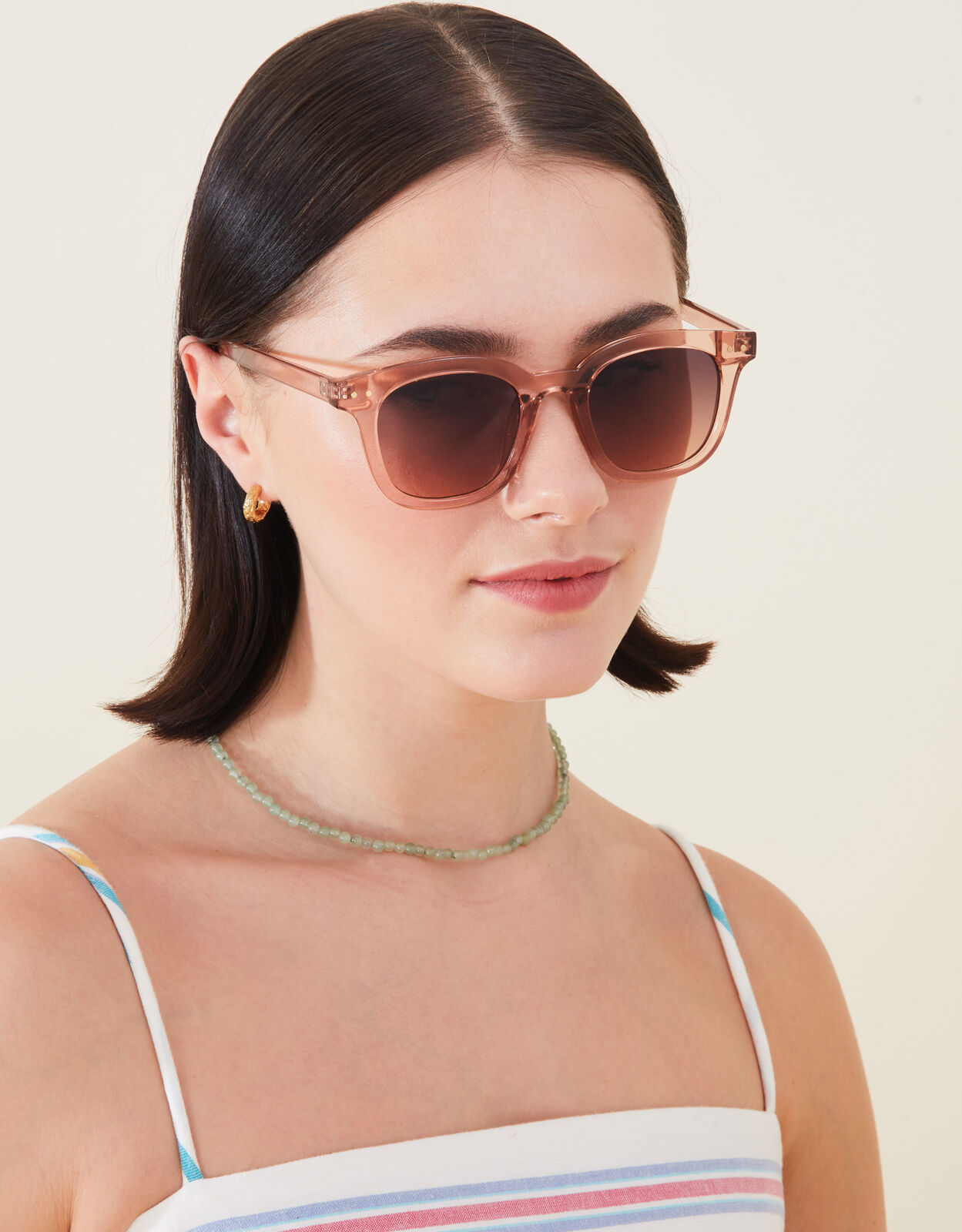 Flat top ombre sunglasses sale