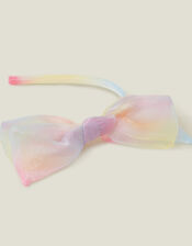 Girls Ombre Bow Headband, , large
