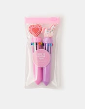 2-Pack Girls Mini Heart & Horse Multi Colour Pens, , large