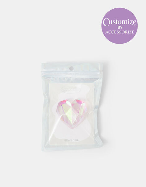 Crystal Heart Phone Grip, , large