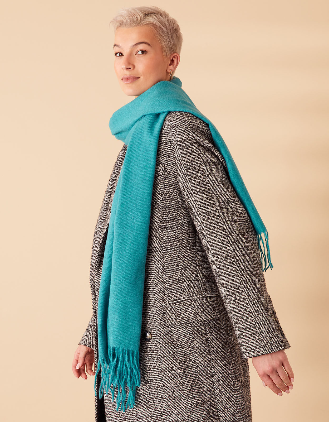 Turquoise blanket scarf clearance