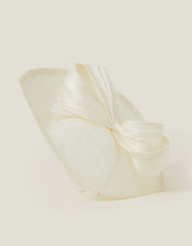 Teardrop Bow Fascinator, Ivory (IVORY), large