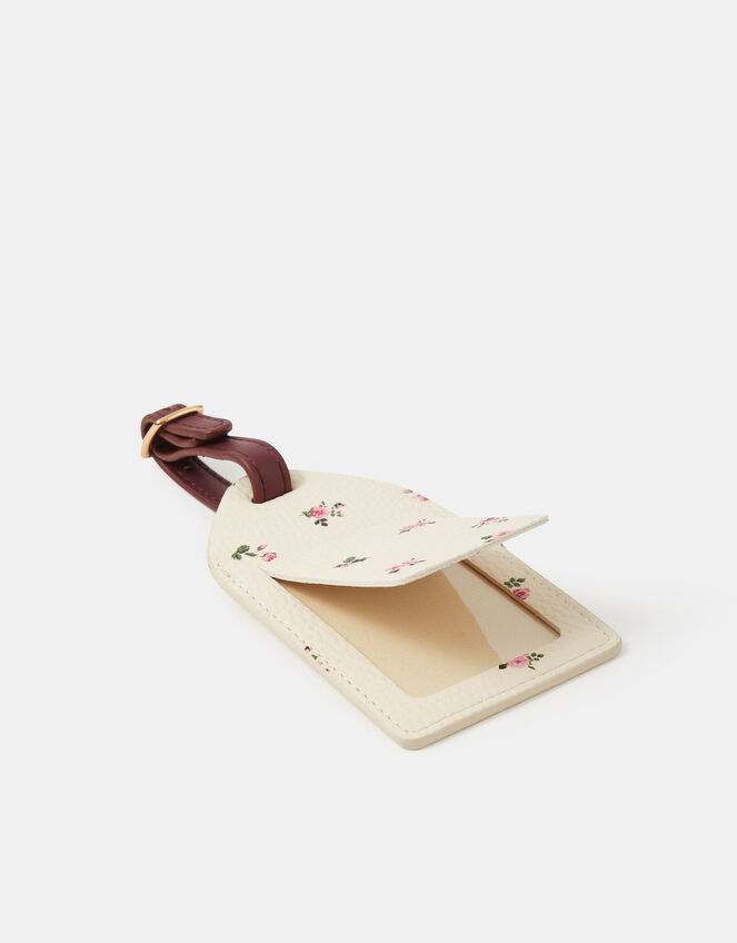 Floral Print Luggage Tag, , large